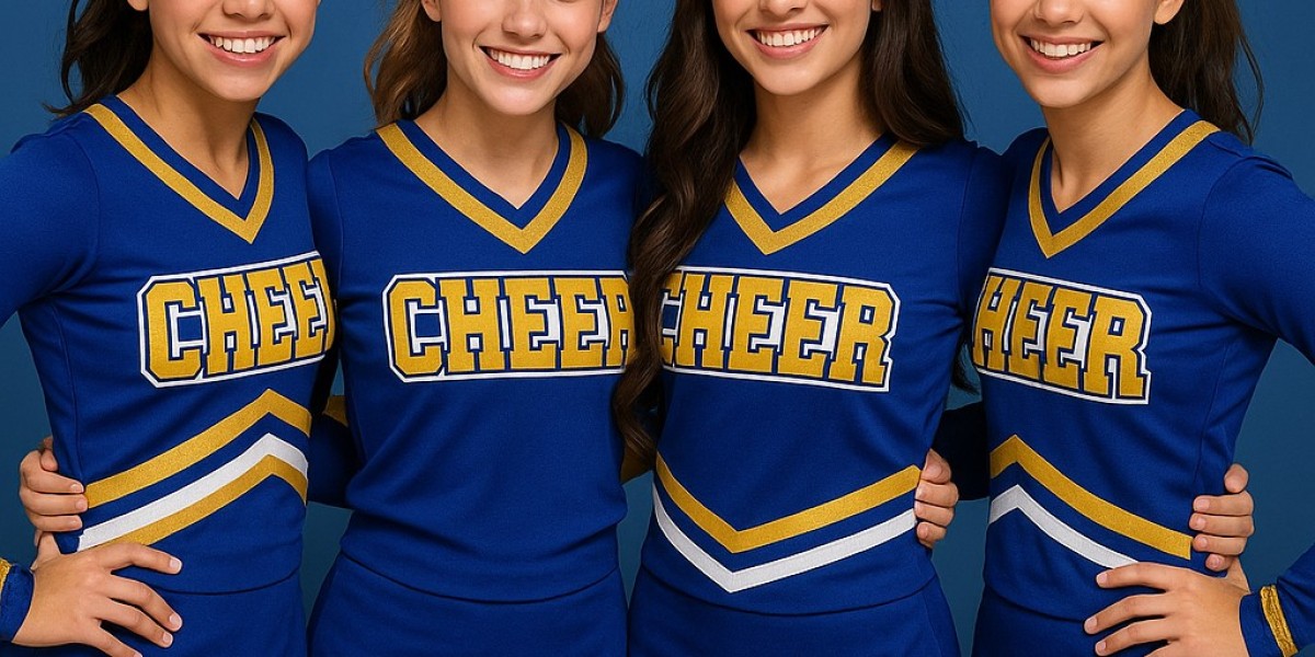 Blue and Gold Cheer Uniforms: A Bold Statement of Spirit and Style