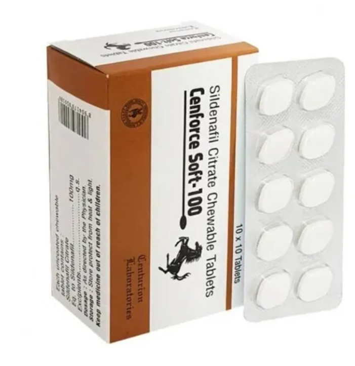 Cenforce Soft 100 Mg Chewable Tablet | Uses, Side Effects